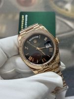 VS Factory Rolex Day-Date 40mm Everose Gold Ombré Grey Roman Dial (228235) 1:1 Super Clone – DD3255 Movement - Image 4