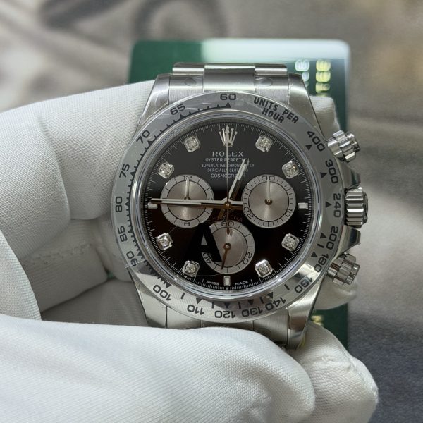 VS Factory Rolex Cosmograph Daytona 40mm Black Diamond Dial (126509) 1:1 Super Clone – DD4131 Movement