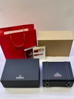 Omega Speedmaster presentation box with manuals and accessories