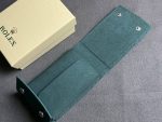 Open green Rolex-style watch case interior